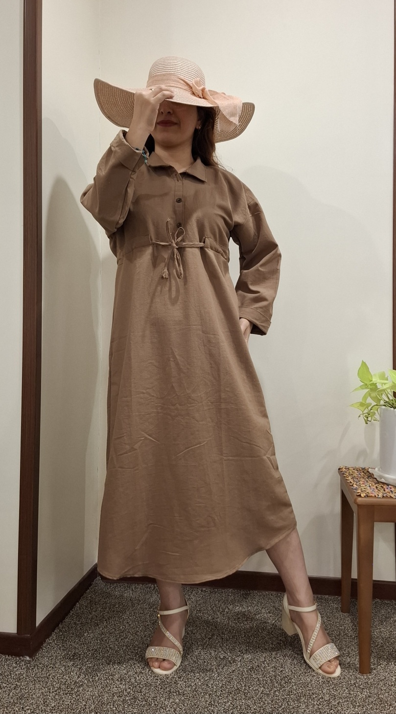  کفتان لینن نسکافه ای 