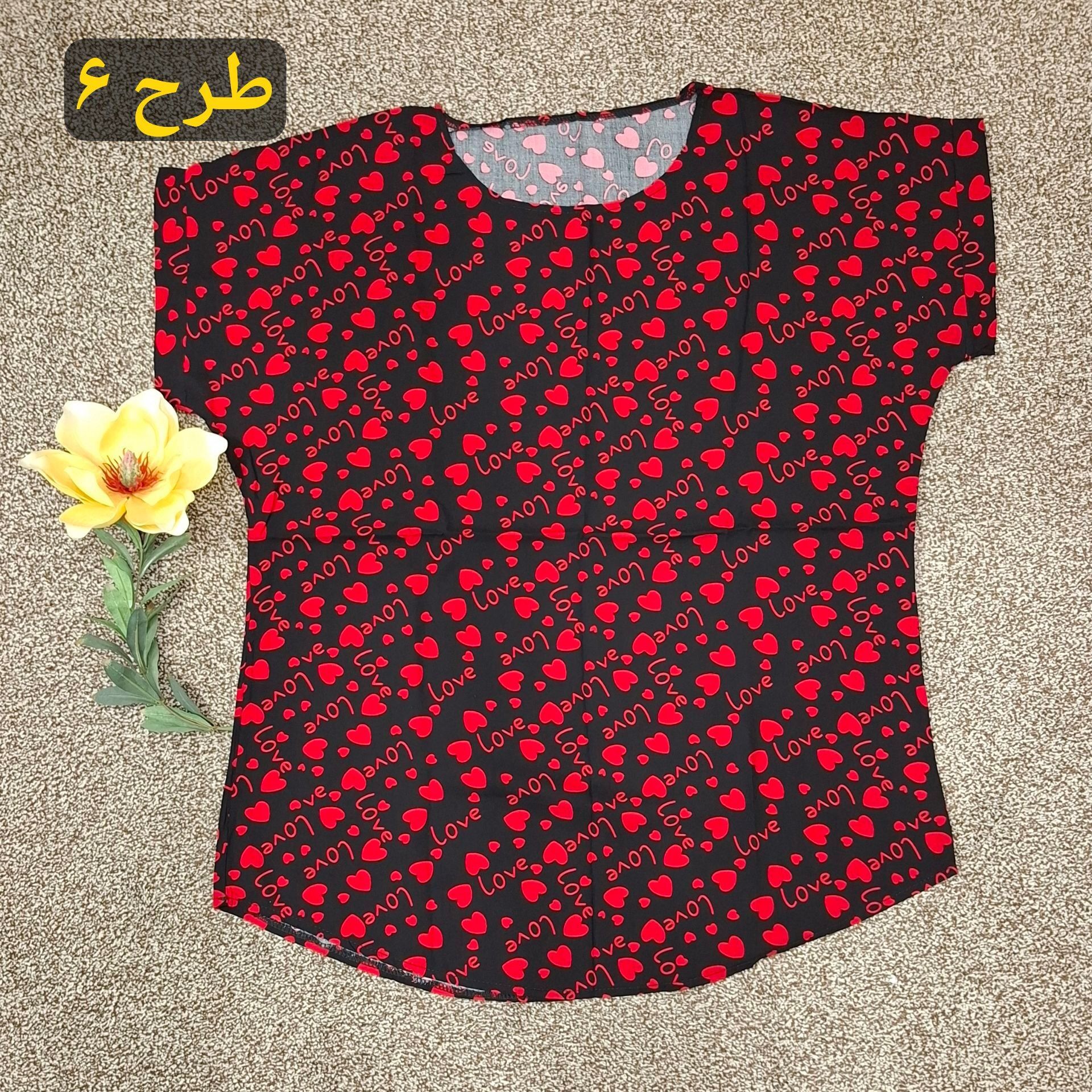  تیشرت نخی طرح 6 