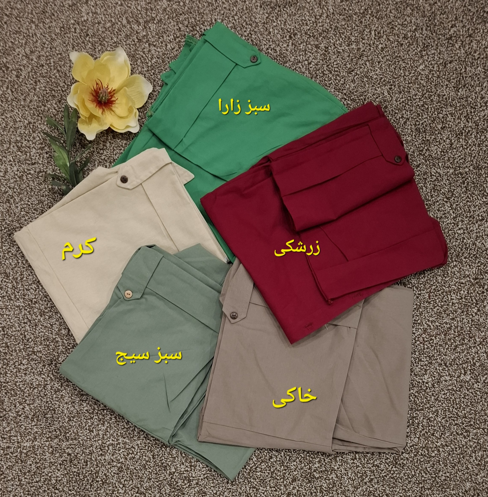 شومیز بیسیک لینن کتان آستین پاگون پشت دکمه بغل حلالی زرشکی